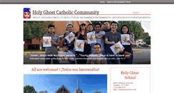 Desktop Screenshot of holyghostchurch.net