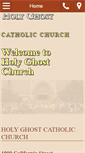 Mobile Screenshot of holyghostchurch.org